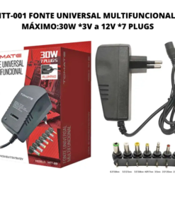 FONTE UNIVERSAL MULTIFUNCIONAL 3V A 12V 30W