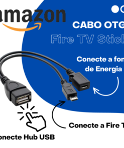Cabo OTG Fire TV Stick todas as gerações
